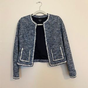 W by Worth blue tweed jacket